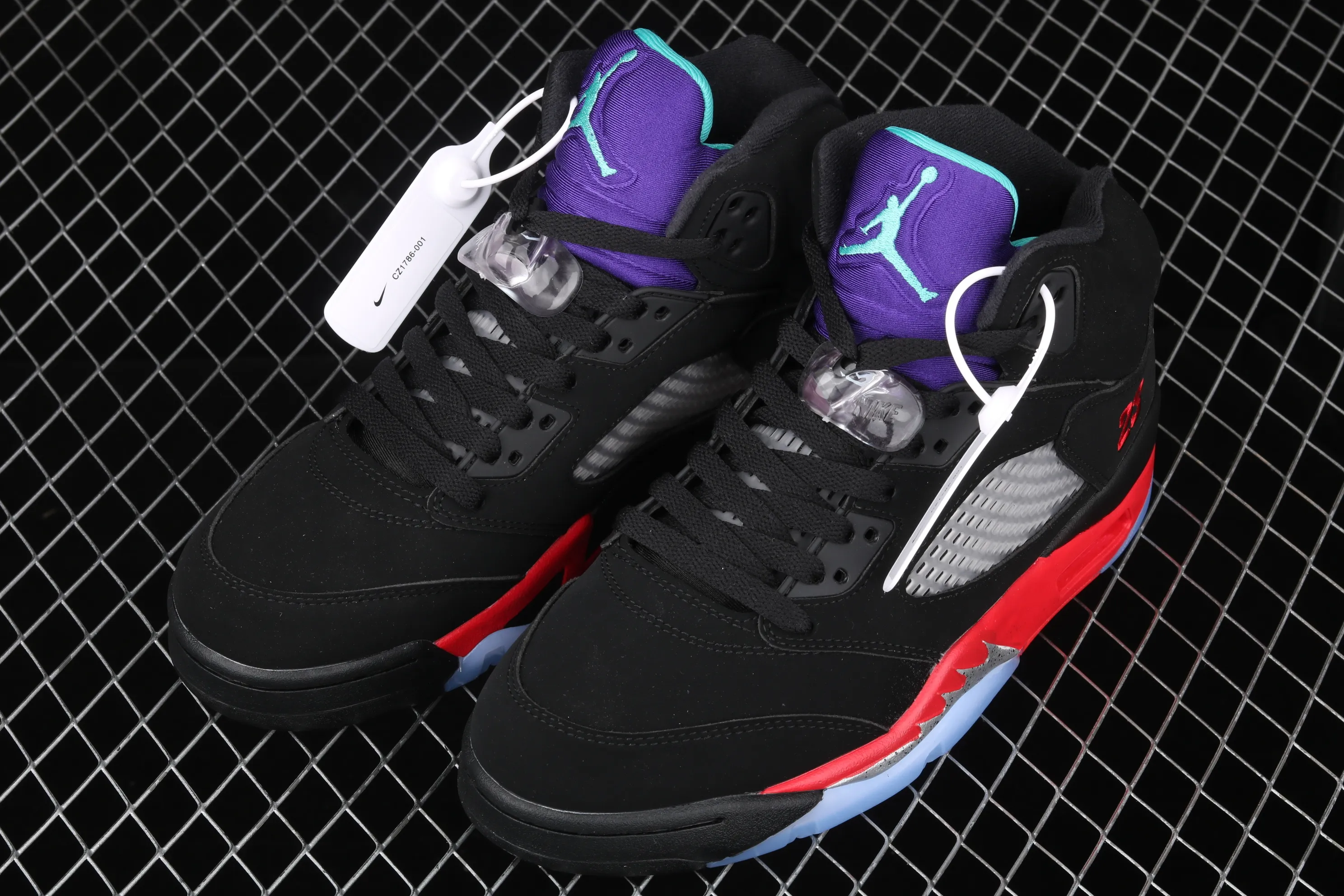 All categories Air Jordan Jordan series basketball shoes Air Jordan 5 Air Jordan 5 ''Top 3'' AJ5 Joe 5 grape purple black red CZ1786-001